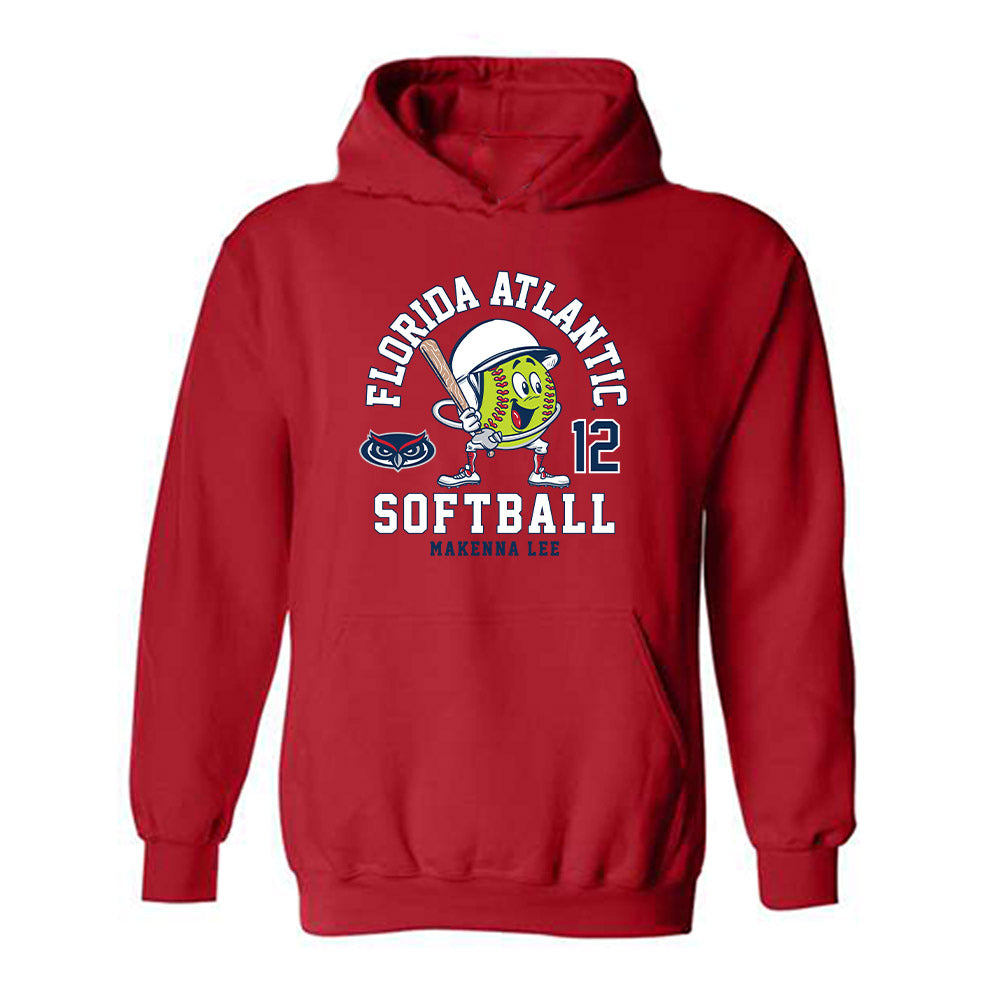 FAU - NCAA Softball : Makenna Lee - Hooded Sweatshirt-0