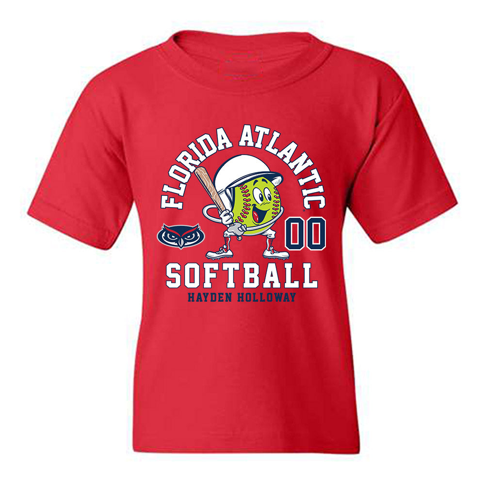 FAU - NCAA Softball : Hayden Holloway - Youth T-Shirt-0