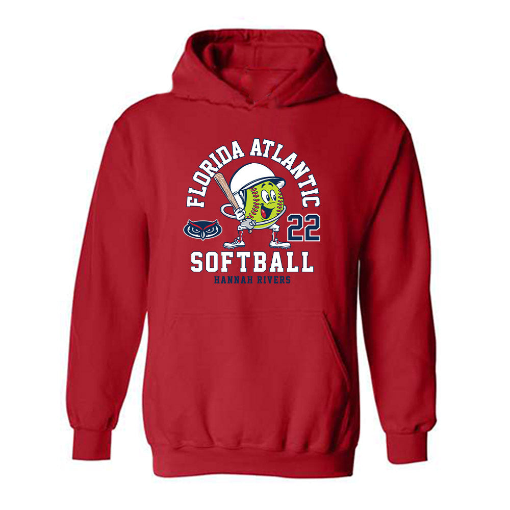 FAU - NCAA Softball : Hannah Rivers - Hooded Sweatshirt-0