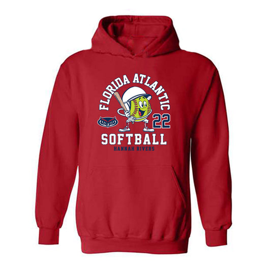 FAU - NCAA Softball : Hannah Rivers - Hooded Sweatshirt-0