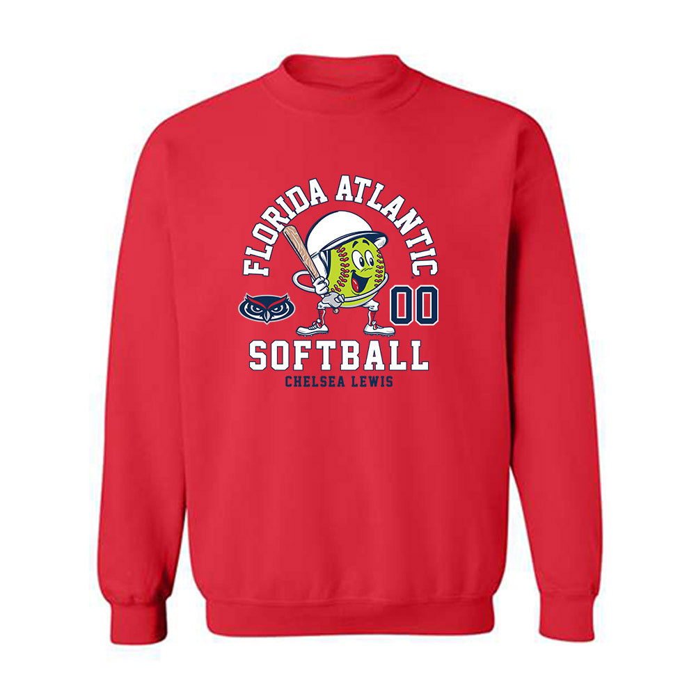 FAU - NCAA Softball : Chelsea Lewis - Crewneck Sweatshirt-0