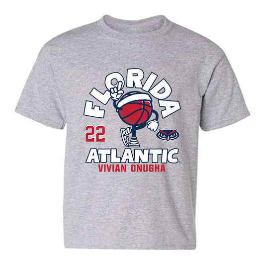 FAU - NCAA Women's Basketball : Vivian Onugha - Youth T-Shirt-0