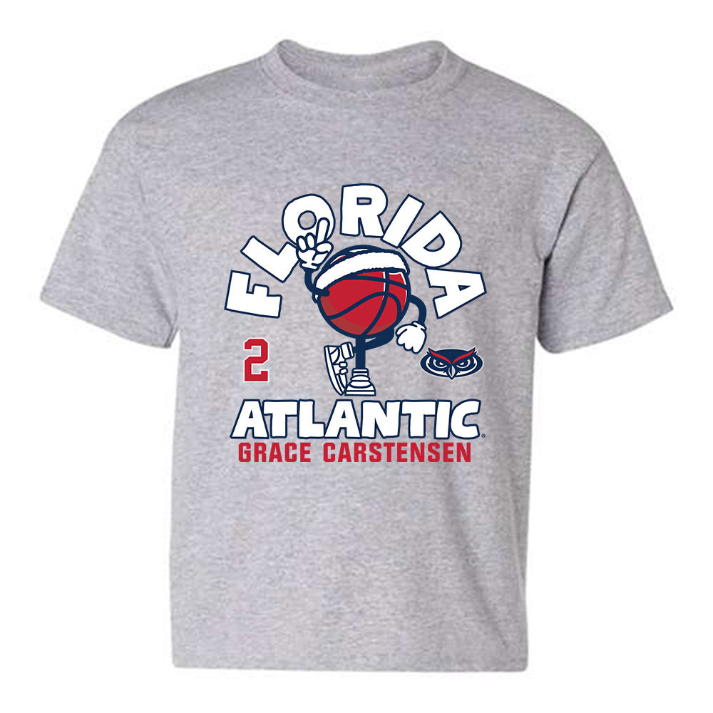 FAU - NCAA Women's Basketball : Grace Carstensen - Youth T-Shirt-0