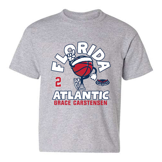 FAU - NCAA Women's Basketball : Grace Carstensen - Youth T-Shirt-0