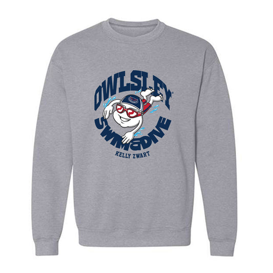 FAU - NCAA Women's Swimming & Diving : Kelly Zwart - Crewneck Sweatshirt-0
