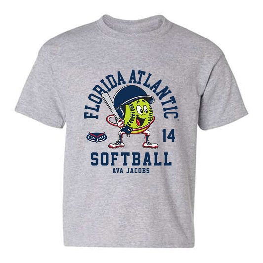FAU - NCAA Softball : Ava Jacobs - Youth T-Shirt-0
