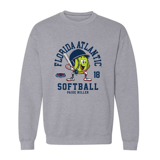 FAU - NCAA Softball : Paige Miller - Crewneck Sweatshirt-0