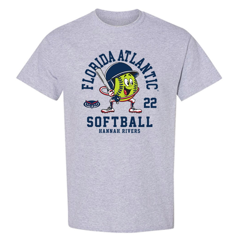 FAU - NCAA Softball : Hannah Rivers - T-Shirt-0