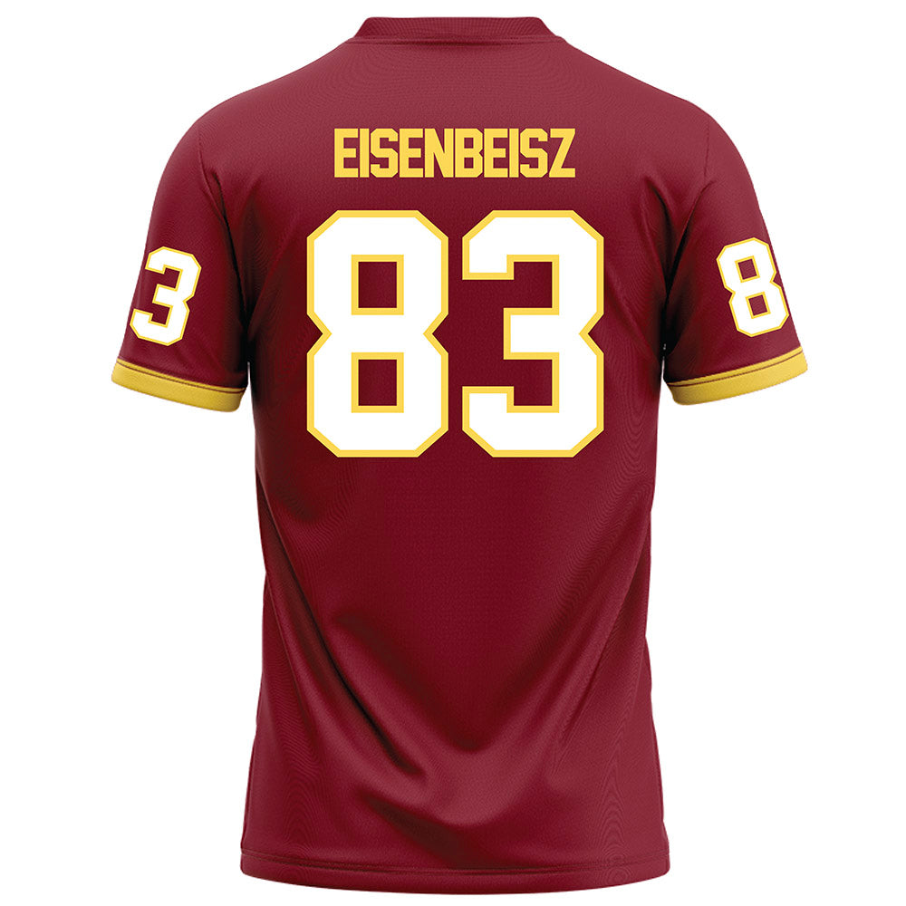 NSU - NCAA Football : Cooper Eisenbeisz - Maroon Football Jersey-1
