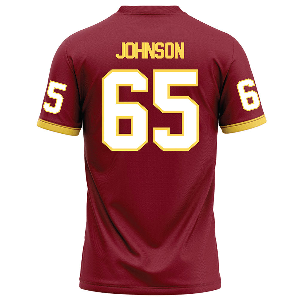 NSU - NCAA Football : Paden Johnson - Maroon Football Jersey-1