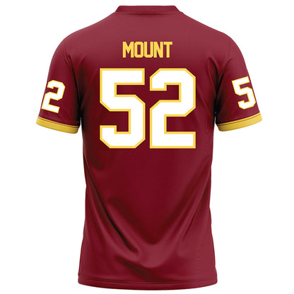 NSU - NCAA Football : Matthew Mount - Maroon Football Jersey-1