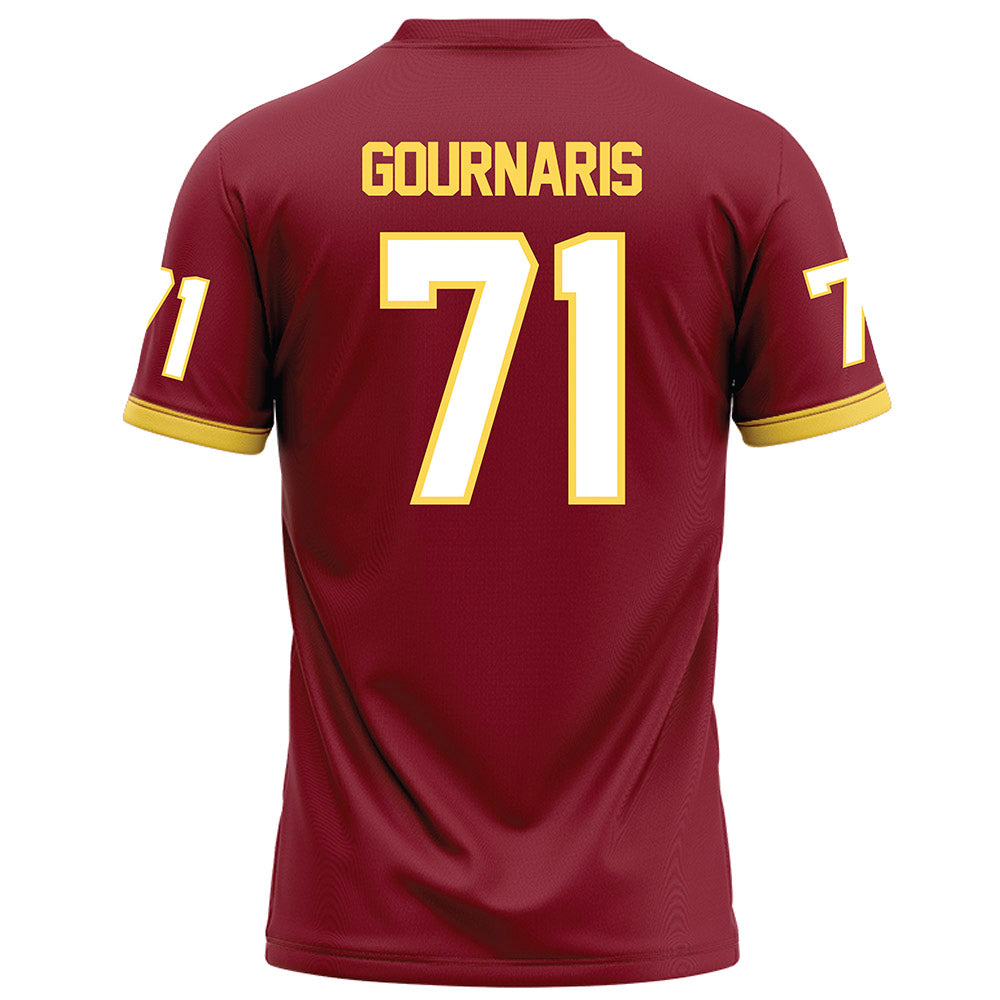 NSU - NCAA Football : Jayden Gournaris - Maroon Football Jersey-1