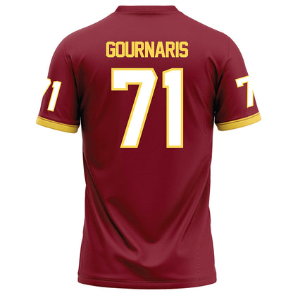 NSU - NCAA Football : Jayden Gournaris - Maroon Football Jersey-1
