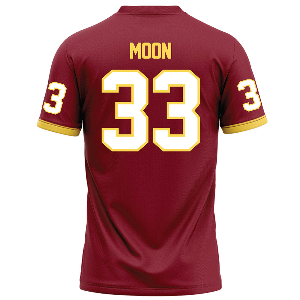 NSU - NCAA Football : Brady Moon - Maroon Football Jersey-1