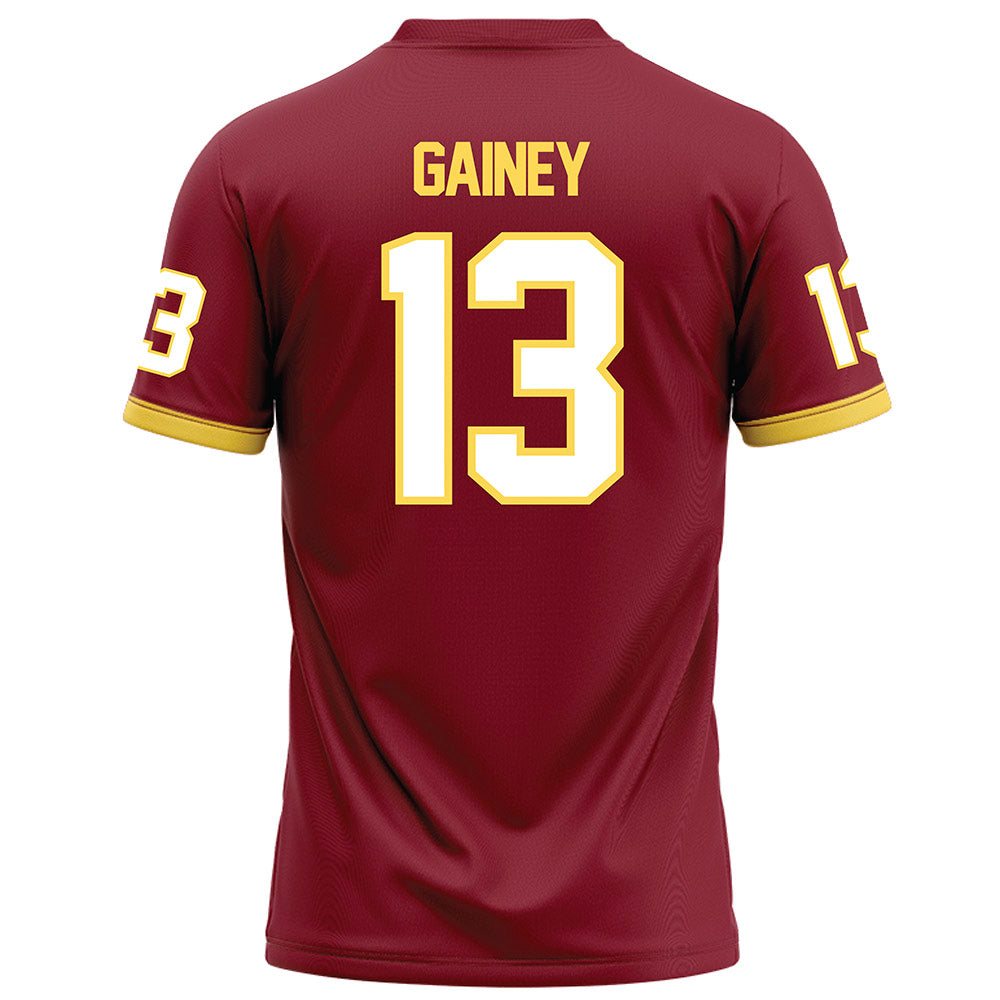 NSU - NCAA Football : Cj Gainey - Maroon Football Jersey