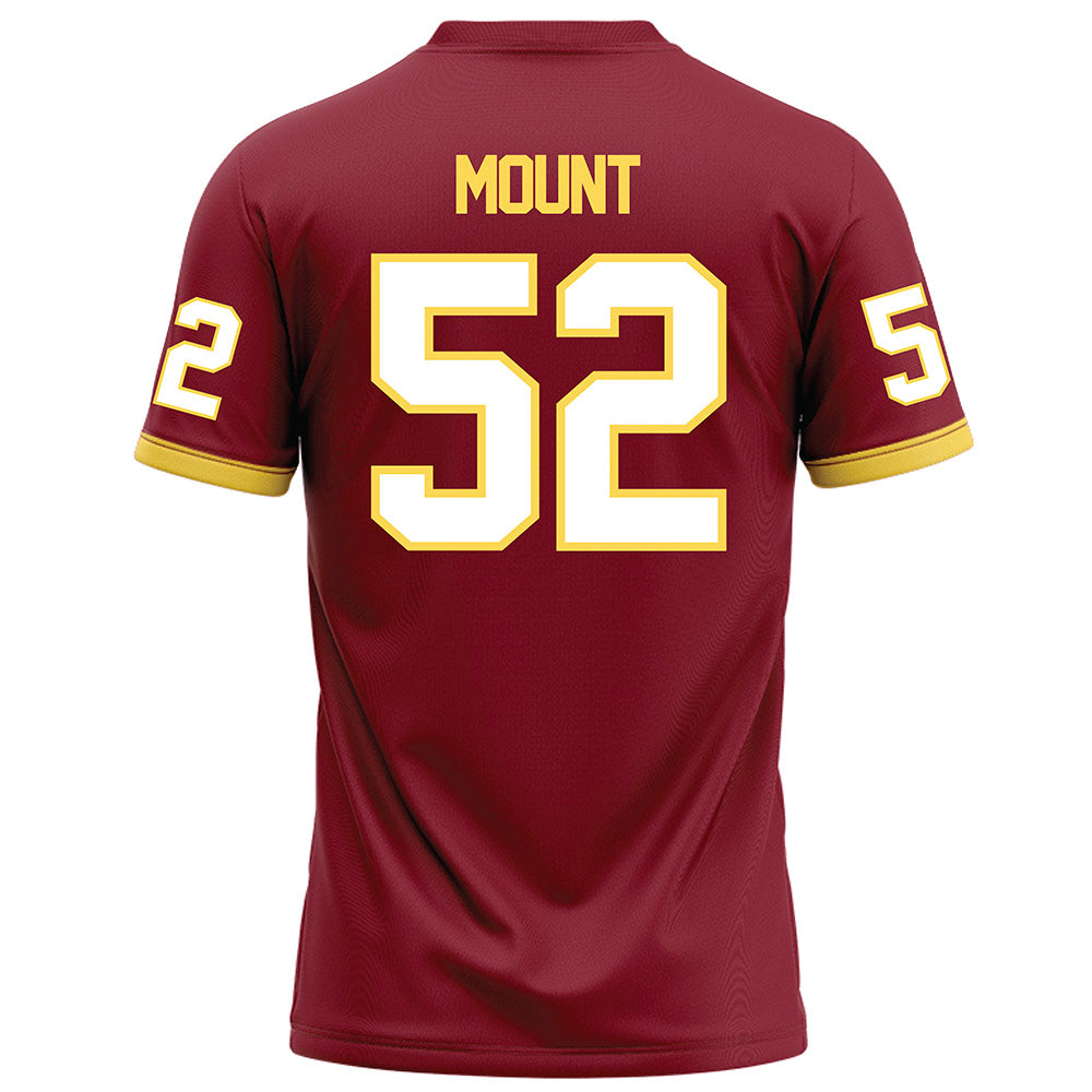 NSU - NCAA Football : Matthew Mount - Maroon Football Jersey-1