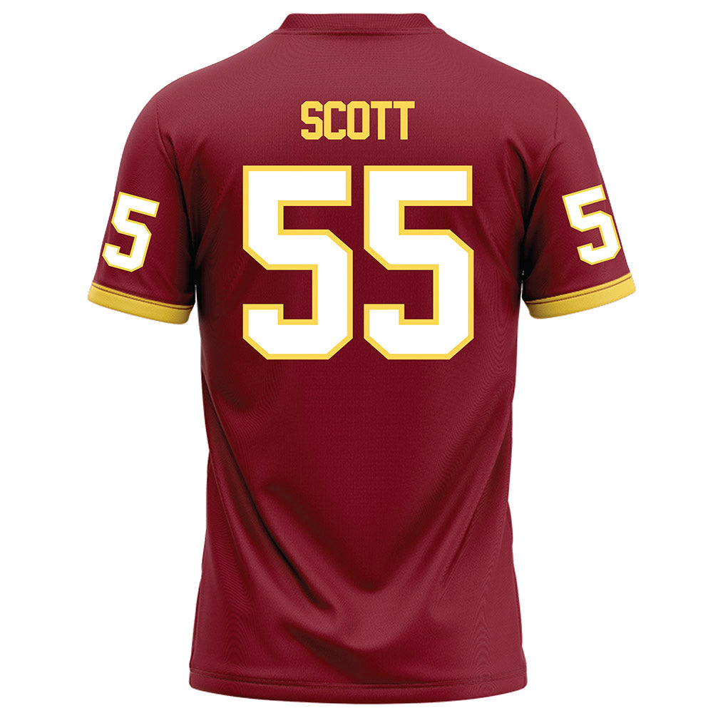 NSU - NCAA Football : max scott - Maroon Football Jersey-1