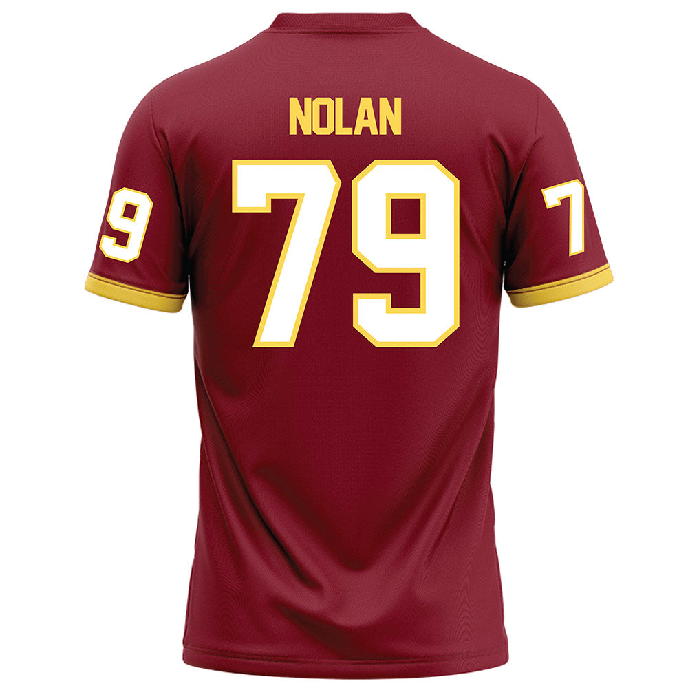 NSU - NCAA Football : Michael Nolan - Maroon Football Jersey-1
