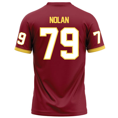 NSU - NCAA Football : Michael Nolan - Maroon Football Jersey-1