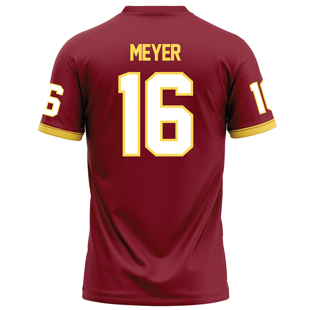 NSU - NCAA Football : Colten Meyer - Maroon Football Jersey-1