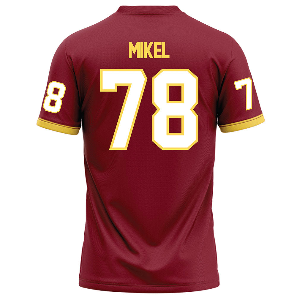 NSU - NCAA Football : Ty Mikel - Maroon Football Jersey-1