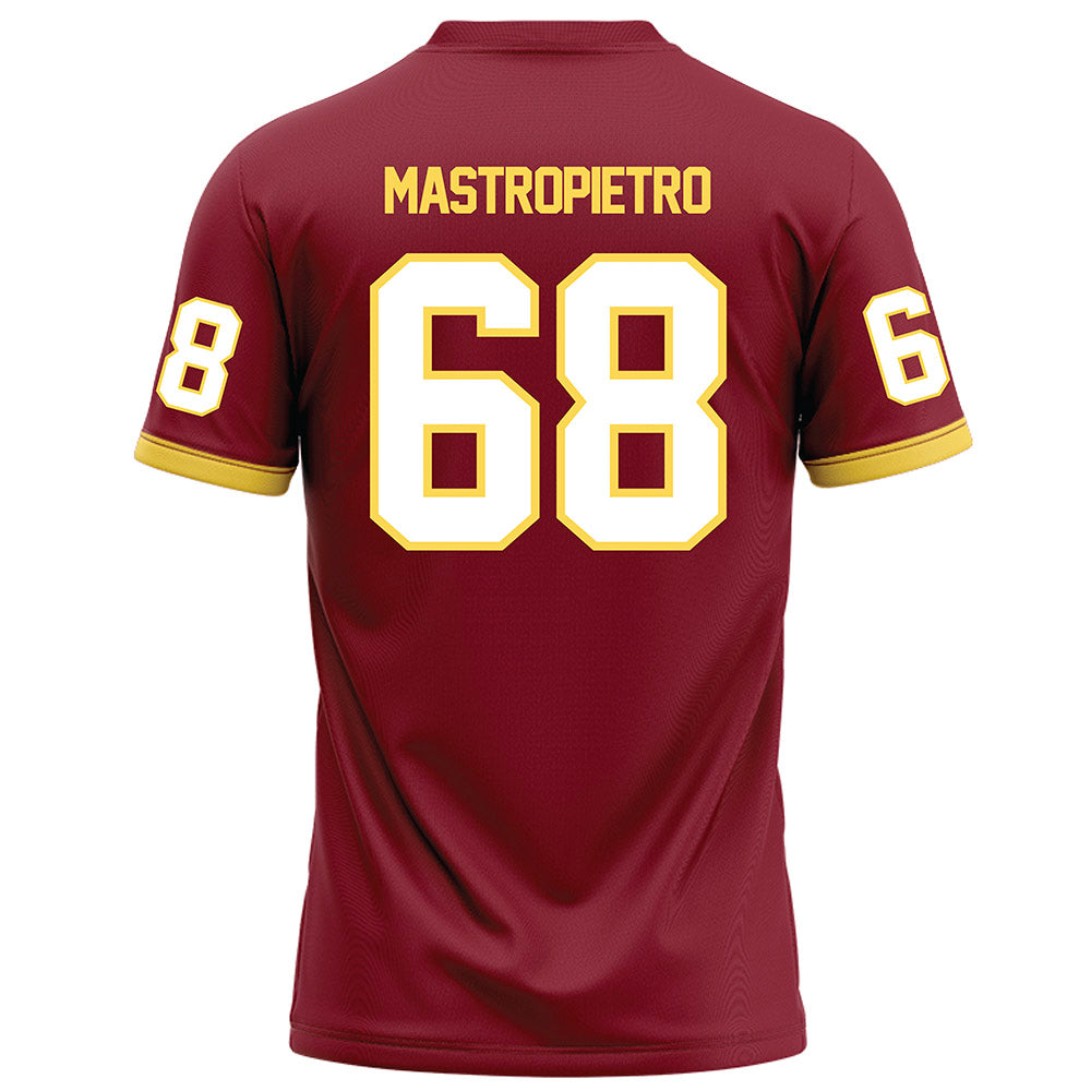 NSU - NCAA Football : Quinton Mastropietro - Maroon Football Jersey-1