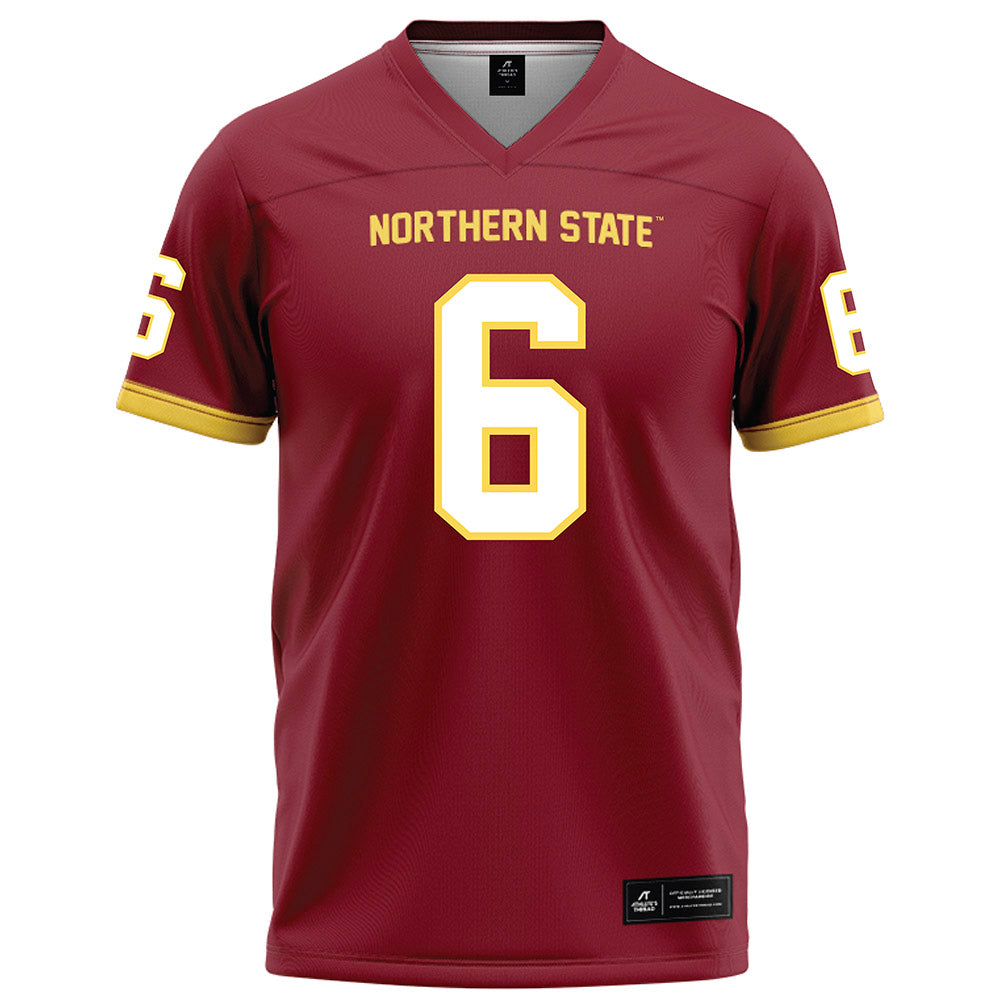 NSU - NCAA Football : Connor Kreger - Maroon Football Jersey-0