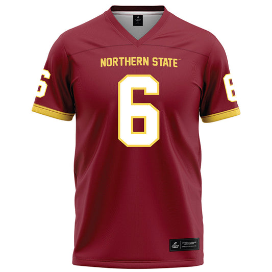 NSU - NCAA Football : Connor Kreger - Maroon Football Jersey-0