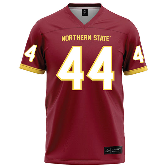NSU - NCAA Football : Max Glab - Maroon Football Jersey-0