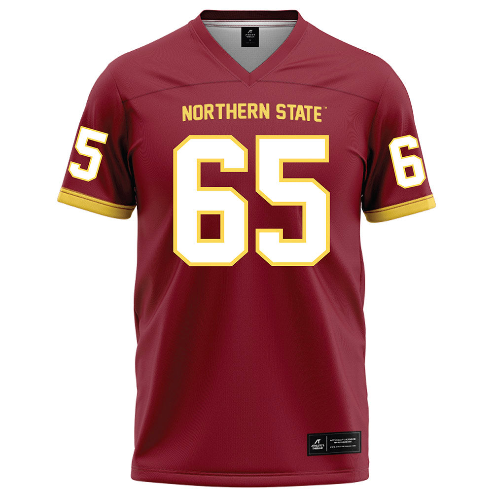 NSU - NCAA Football : Paden Johnson - Maroon Football Jersey-0