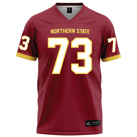 NSU - NCAA Football : Marek Bollig - Maroon Football Jersey-0