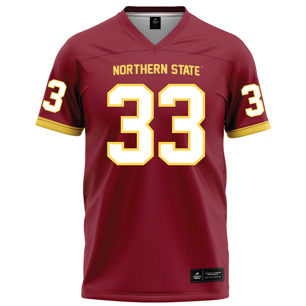 NSU - NCAA Football : Brady Moon - Maroon Football Jersey-0