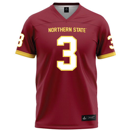 NSU - NCAA Football : DJ Smith - Maroon Football Jersey-0