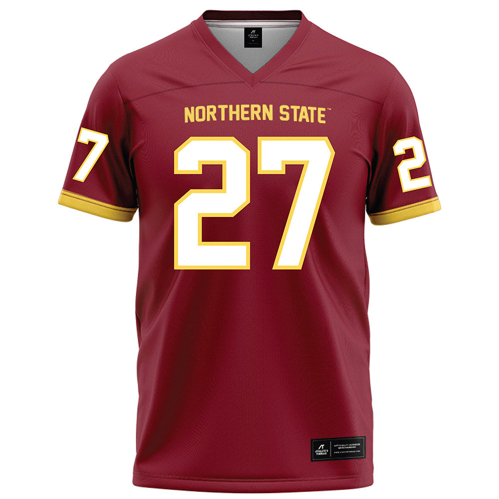 NSU - NCAA Football : Kale Johnson - Maroon Football Jersey-0