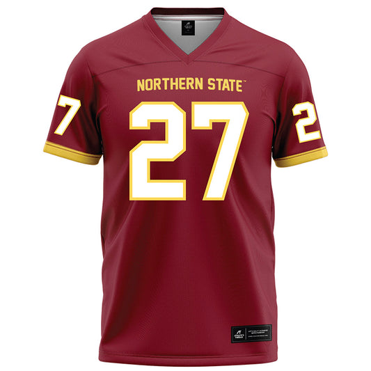 NSU - NCAA Football : Kale Johnson - Maroon Football Jersey-0