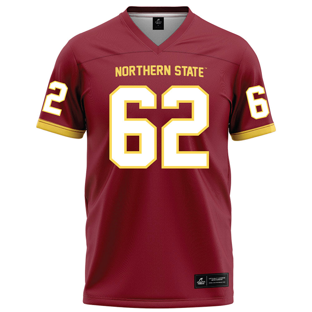 NSU - NCAA Football : Conner Wallman - Maroon Football Jersey-0
