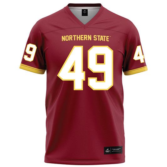 NSU - NCAA Football : Corbin Gerkin - Maroon Football Jersey-0