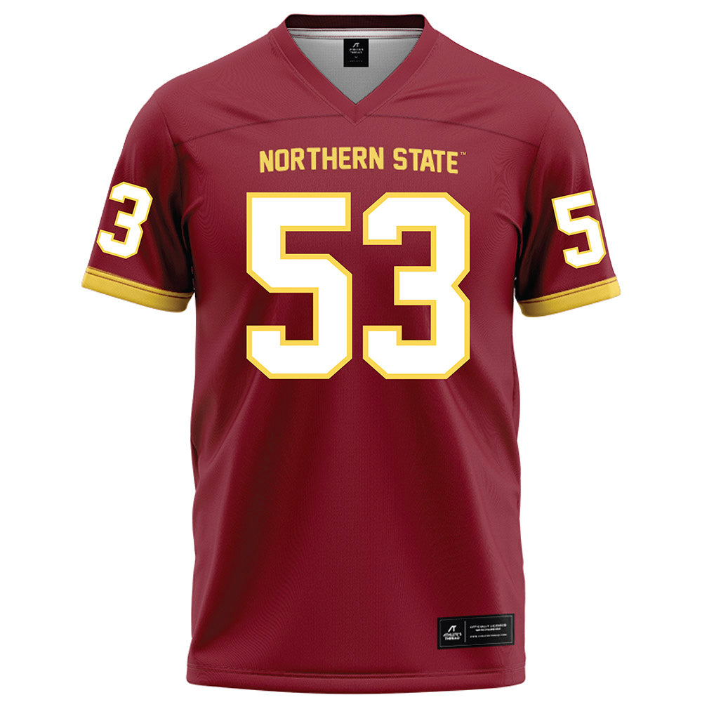 NSU - NCAA Football : Benson Jerry - Maroon Football Jersey-0