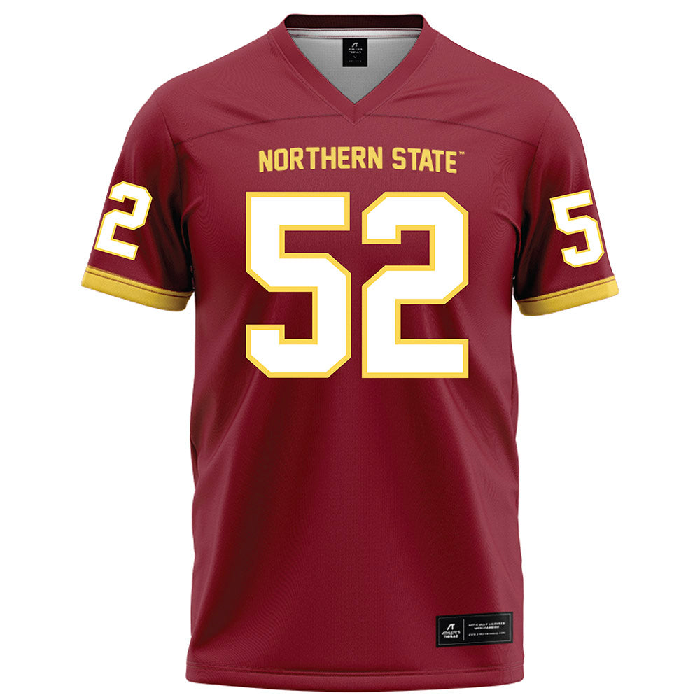 NSU - NCAA Football : Matthew Mount - Maroon Football Jersey-0