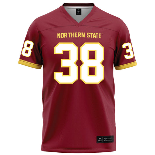 NSU - NCAA Football : CJ Anizor - Maroon Football Jersey-0