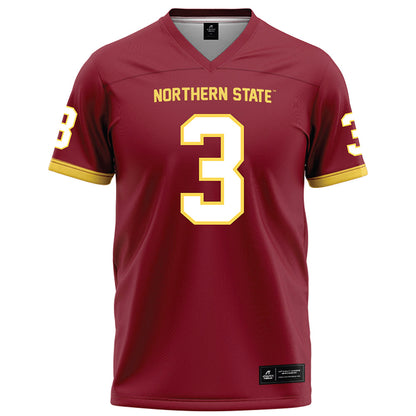 NSU - NCAA Football : DJ Smith - Maroon Football Jersey-0