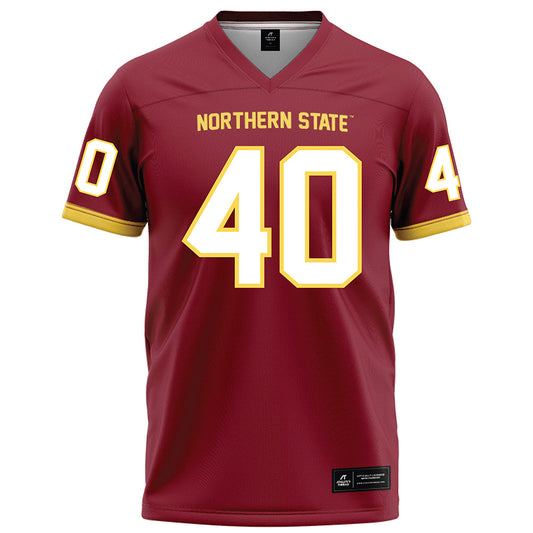 NSU - NCAA Football : Jackson Waitkus - Maroon Football Jersey-0