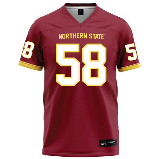 NSU - NCAA Football : Zach Smith - Maroon Football Jersey-0