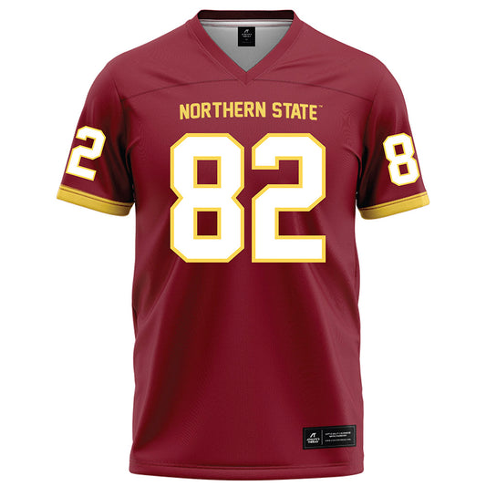 NSU - NCAA Football : Louie Schwabe - Maroon Football Jersey-0