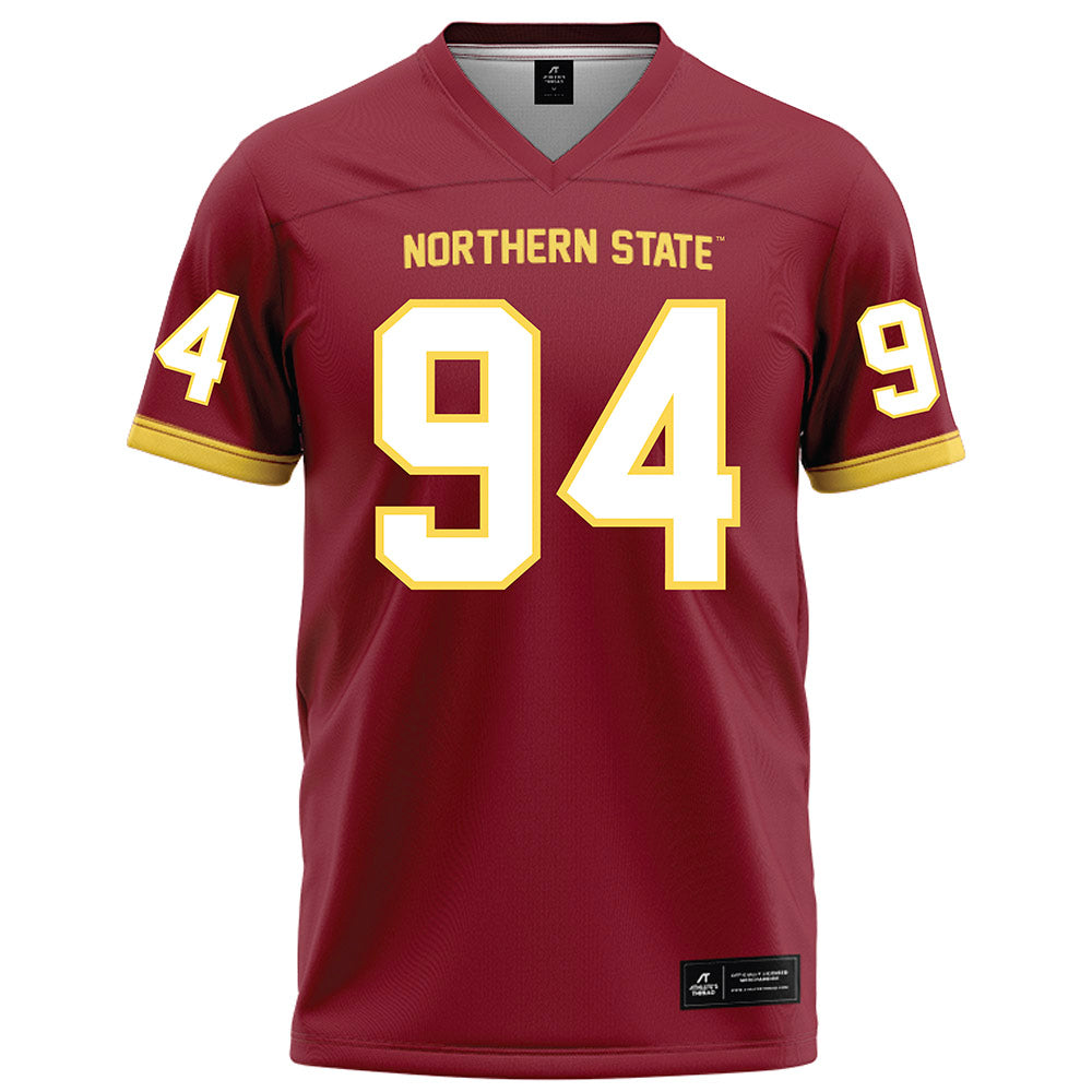 NSU - NCAA Football : Tau Latu - Maroon Football Jersey-0