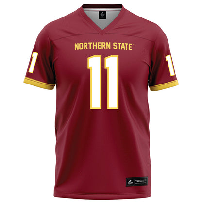 NSU - NCAA Football : Cade Kaiser - Maroon Football Jersey-0