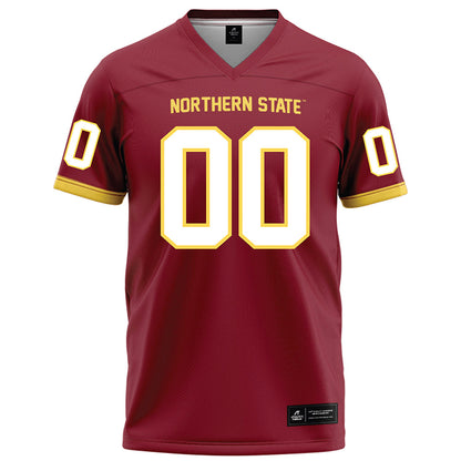 NSU - NCAA Football : Edward Witkiewicz - Maroon Football Jersey-0