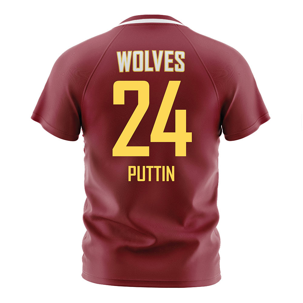 NSU - NCAA Women's Soccer : Emma Puttin - Maroon Soccer Jersey-1