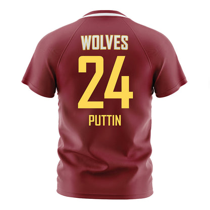 NSU - NCAA Women's Soccer : Emma Puttin - Maroon Soccer Jersey-1