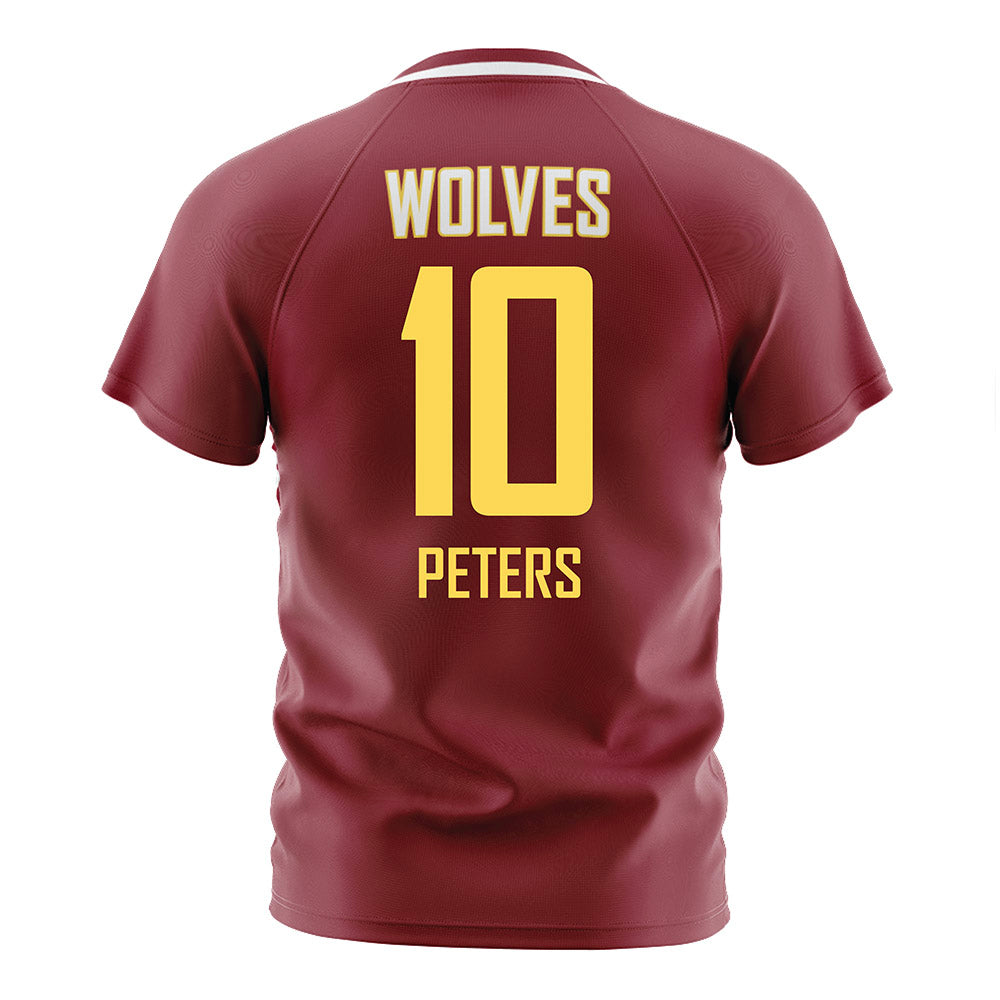 NSU - NCAA Women's Soccer : Deshani Peters - Maroon Soccer Jersey-1